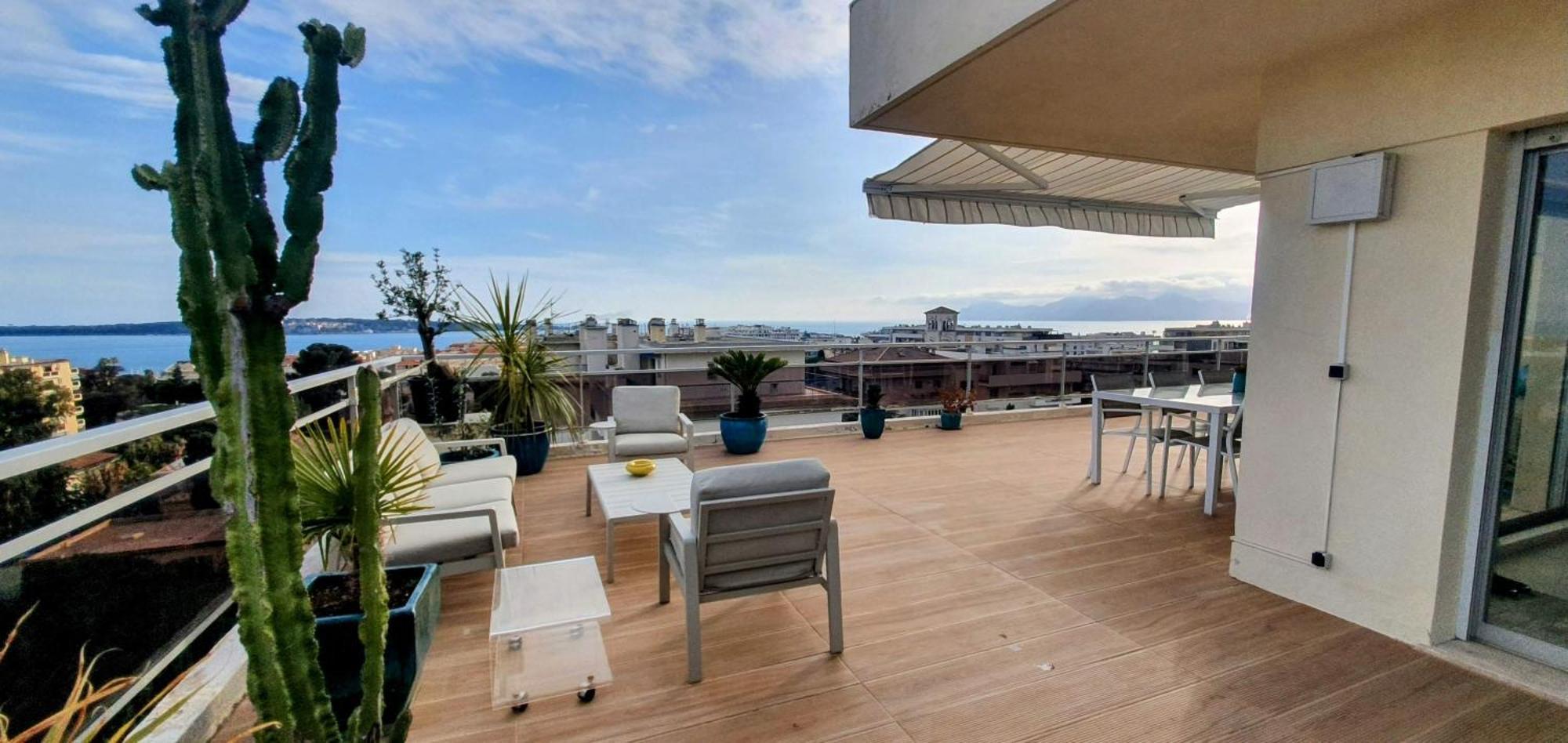 Villa Sur Le Toit - Vue Mer Exceptionnelle Cannes Buitenkant foto