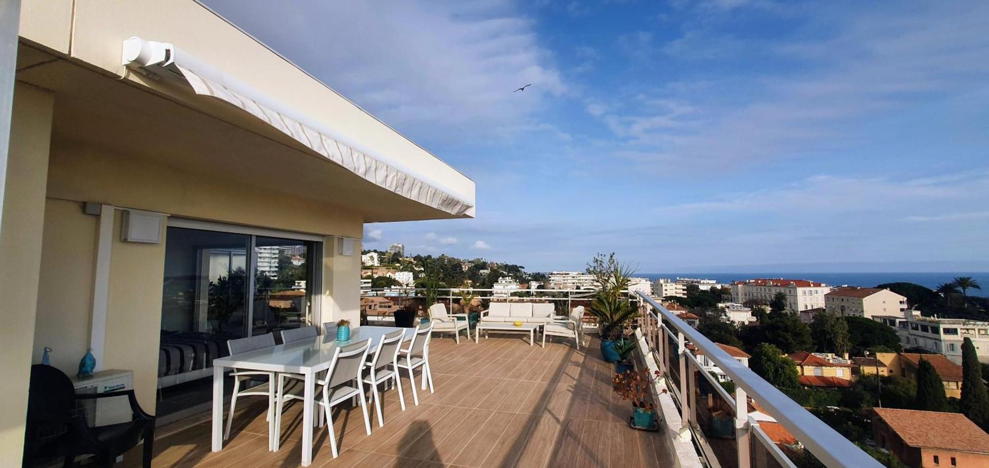 Villa Sur Le Toit - Vue Mer Exceptionnelle Cannes Buitenkant foto
