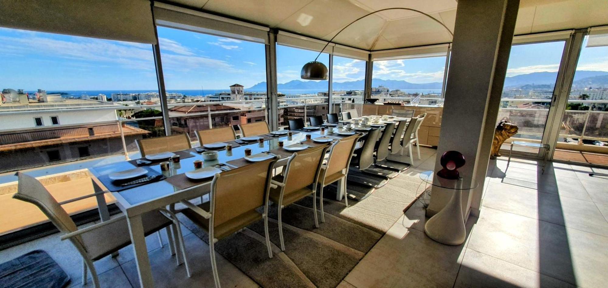 Villa Sur Le Toit - Vue Mer Exceptionnelle Cannes Buitenkant foto