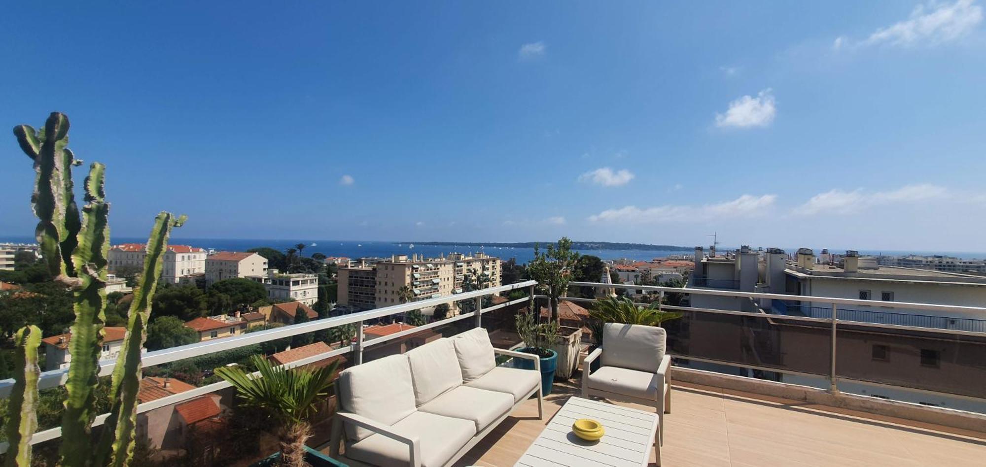 Villa Sur Le Toit - Vue Mer Exceptionnelle Cannes Buitenkant foto