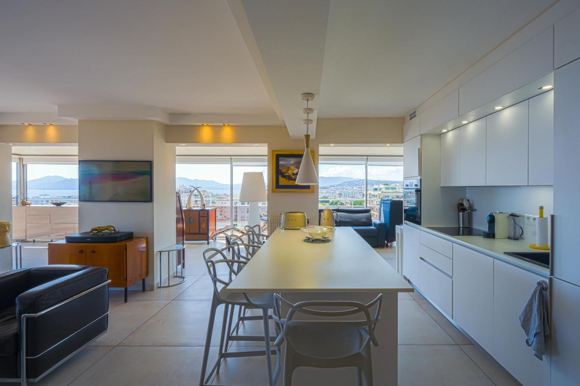 Villa Sur Le Toit - Vue Mer Exceptionnelle Cannes Buitenkant foto