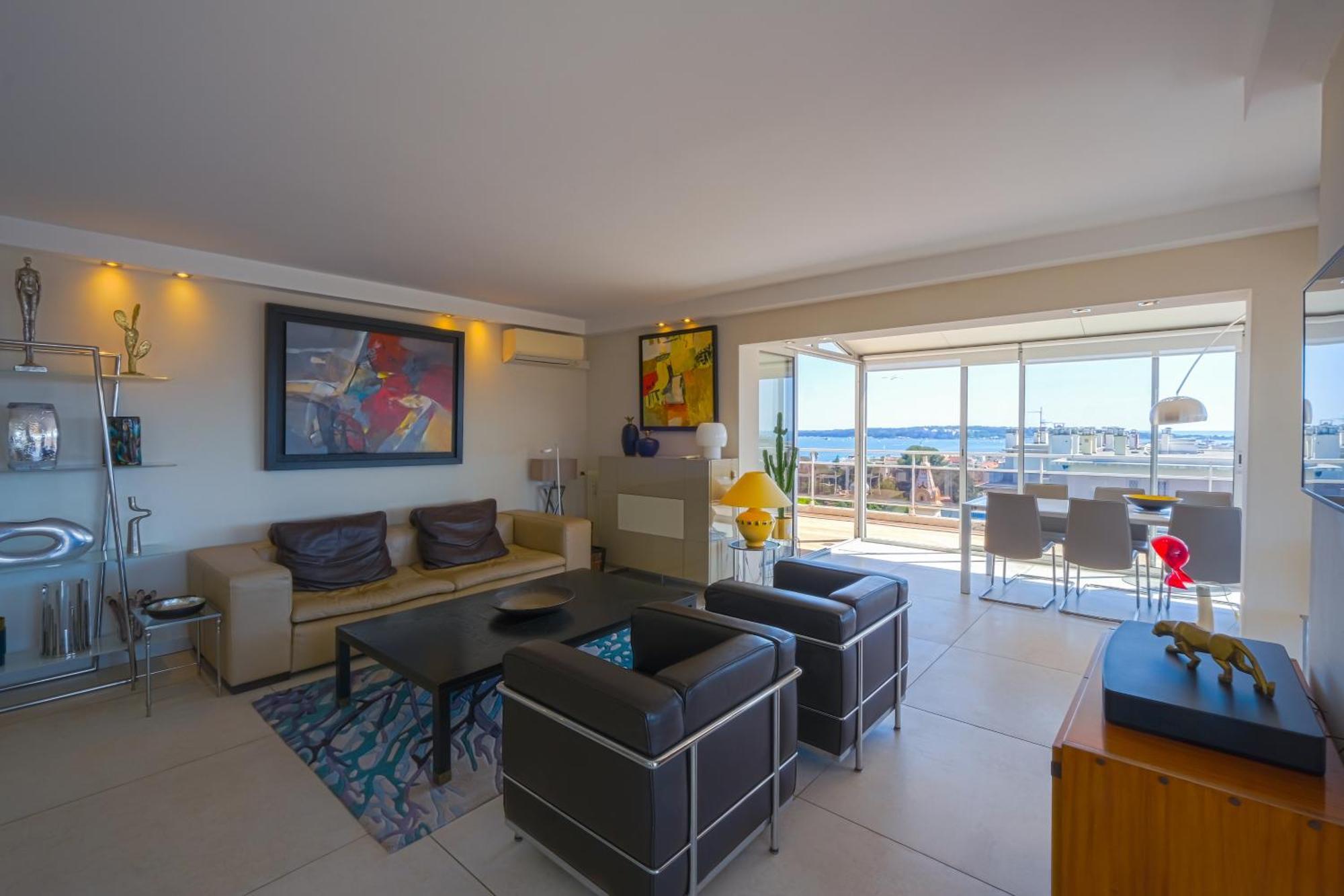 Villa Sur Le Toit - Vue Mer Exceptionnelle Cannes Buitenkant foto